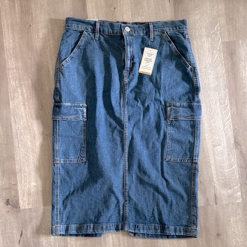 Levi's Blue Denim Skirt